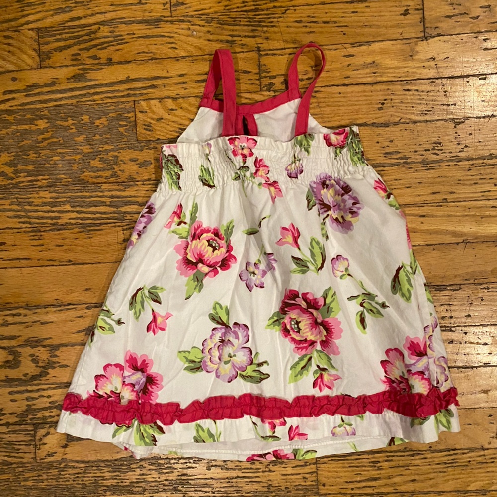 Pretty floral sundress.  Penelope Mack. 18 months.